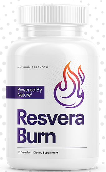 A bottle of ResveraBurn supplement